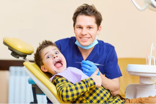 child’s Invisalign aligners work